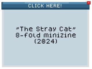The Stray Cat (8-fold minizine, 2024)